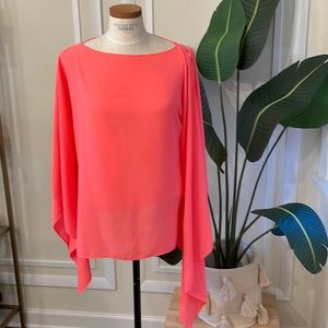 Vince Camuto Barbiecore Asymmetrical Top